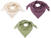 Foulard plissé en crêpe froissé 