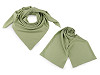 Foulard plissé en crêpe froissé 