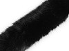 Sewing clothing / decorative fur, flat, width 9 cm