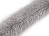 Sewing clothing / decorative fur, flat, width 9 cm