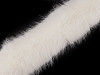 Sewing clothing / decorative fur, flat, width 9 cm