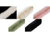 Sewing clothing / decorative fur, flat, width 9 cm