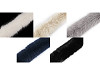 Blana sintetica decorativa plata latime 9 cm