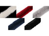 Pelo de adorno para coser, plano, ancho 9 cm