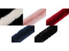 Sewing clothing / decorative fur, flat, width 9 cm