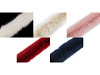 Sewing clothing / decorative fur, flat, width 9 cm