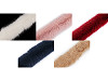 Sewing clothing / decorative fur, flat, width 9 cm