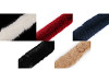Pelliccia decorativa / cucito / abbigliamento, larghezza: 9 cm