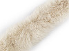 Pelliccia decorativa / cucito / abbigliamento, larghezza: 9 cm