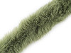 Clothing / Decorative Fur Trim to sew-on, round, width 7 cm