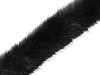 Clothing / Decorative Fur Trim to sew-on, round, width 7 cm