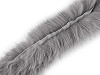 Clothing / Decorative Fur Trim to sew-on, round, width 7 cm