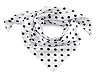 Cotton scarf with polka dots 70x70 cm