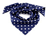 Cotton scarf with polka dots 70x70 cm