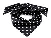 Cotton scarf with polka dots 65x65 cm