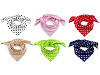 Cotton scarf with polka dots 70x70 cm