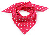 Cotton scarf with polka dots 70x70 cm