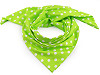 Cotton scarf with polka dots 70x70 cm