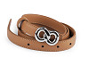 Women's belt width 13 mm, 18 mm