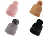 Cappello invernale con pompon, da donna / ragazza, Emi Ross 