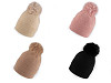 Gorro de invierno con pompón para niña/mujer, Emi Ross© 