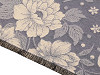 Sciarpa tipo cashmere, con frange, motivo: fiori, dimensioni: 68 x 180 cm