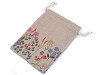 Linen gift bag 13x18 cm, Spring / Easter 