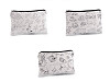 Textil tok cipzárral festésre 13x22 cm