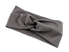 Women's soft fleece cross headband