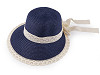 Women's summer hat / straw hat with lace