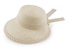 Women's summer hat / straw hat with lace