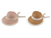 Women's summer hat / straw hat with lace