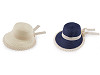 Cappello estivo / di paglia, da donna, con pizzo