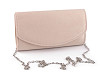 Clutch/Abendtasche in Wildlederoptik