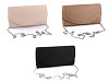 Bolso de noche tipo clutch, terciopelo