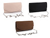 Bolso de noche tipo clutch, terciopelo