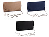 Clutch/Abendtasche in Wildlederoptik
