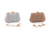 Clutch/Abendtasche mit Lurexeffekt