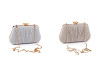 Clutch/Abendtasche mit Lurexeffekt