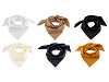 Cotton scarf, solid color, 70x70 cm