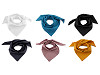 Cotton scarf, solid color, 70x70 cm