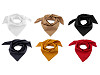 Cotton scarf, solid color, 70x70 cm