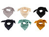 Foulard en coton, uni, 70 x 70 cm