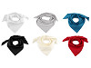 Cotton scarf, solid color, 70x70 cm
