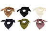 Foulard en coton, uni, 70 x 70 cm