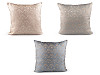 Embroidered pillow cover 45x45 cm