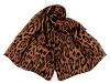 Summer scarf / scarf animal pattern 90x175 cm