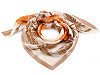 Satin Scarf 70x70 cm, Rose