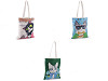 Cotton tote bag cat 34x40 cm