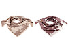 Foulard satiné, 90 x 90 cm